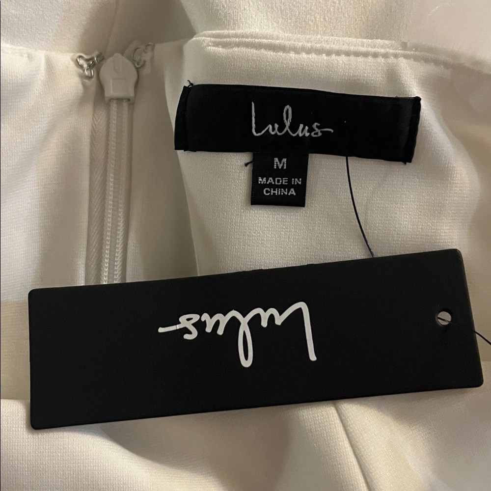 Lulus Romantic Celebration White Tie-Strap Bodycon Midi Dress - Picture 10 of 11